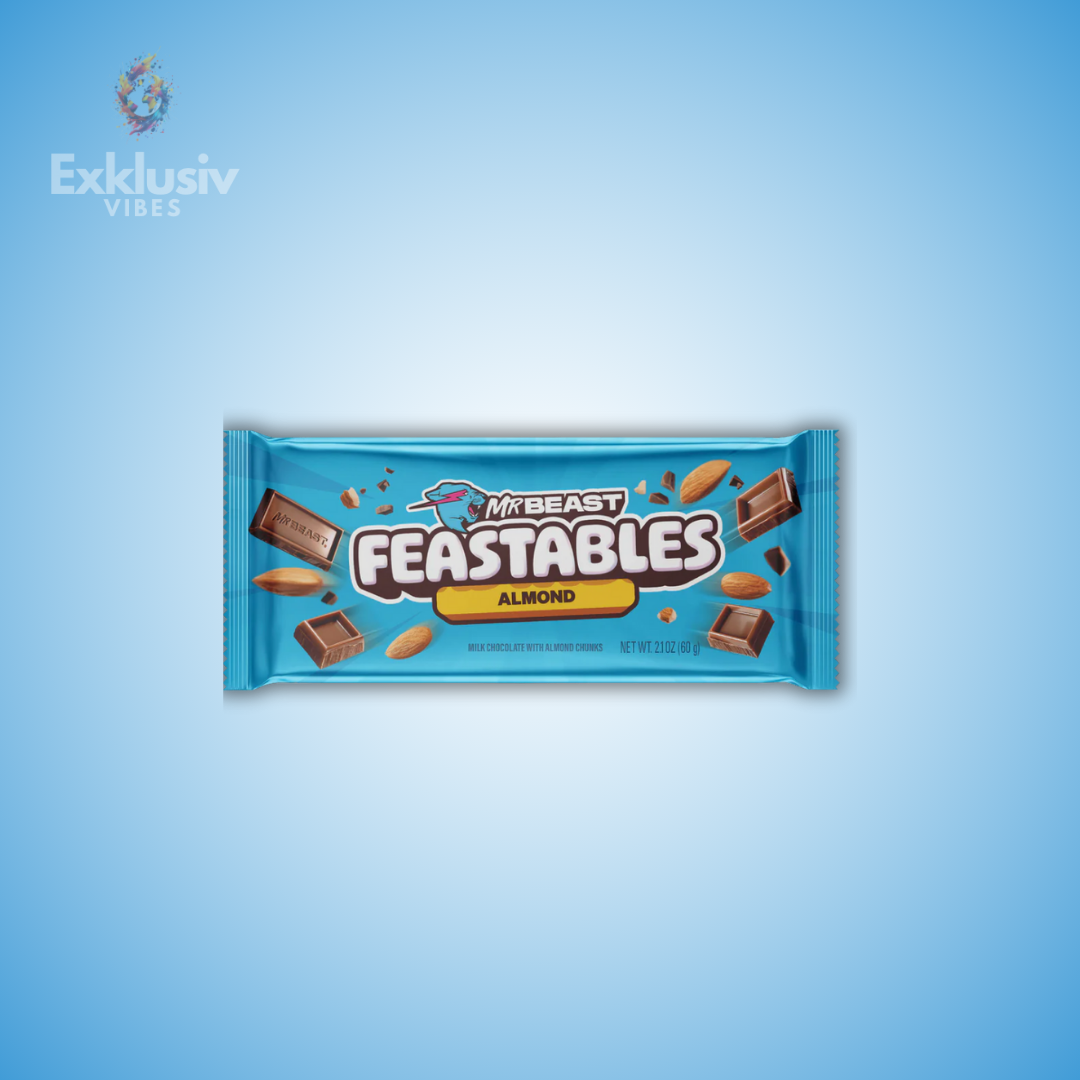 MrBeast Feastables Barre de chocolat Amande