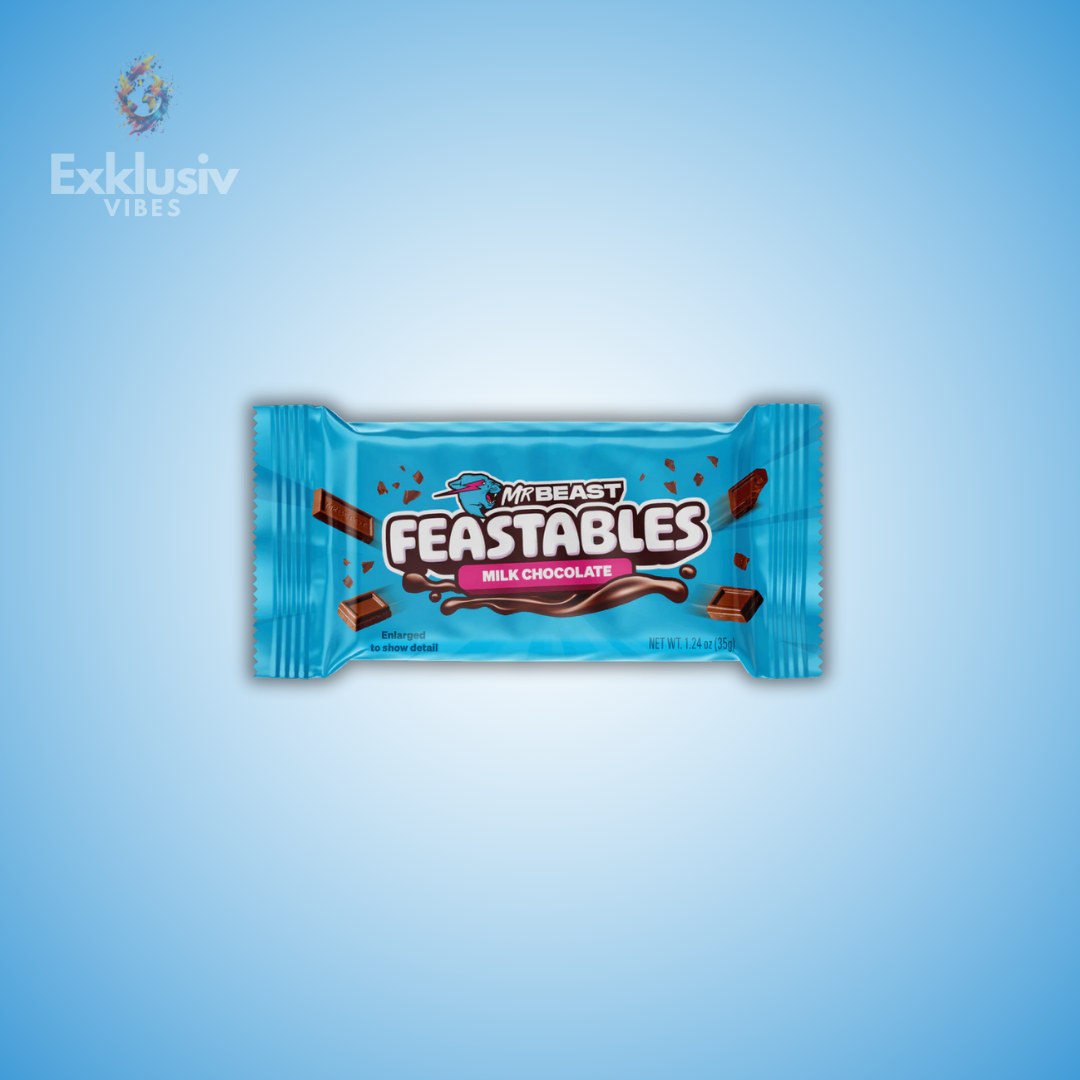 MrBeast Feastables Barre de chocolat au lait