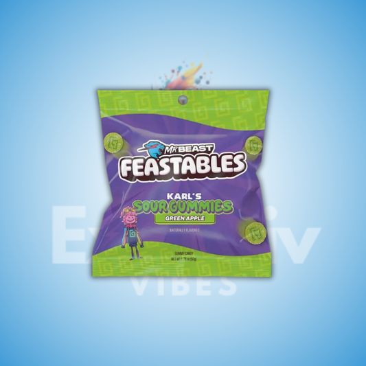 Feastables Karl Gummies Pomme Verte Aigre