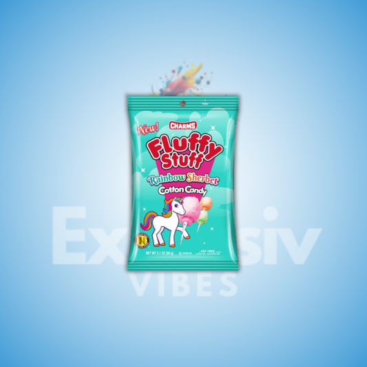 Charm’s Fluffy Stuff Rainbow Sherbet Cotton Candy