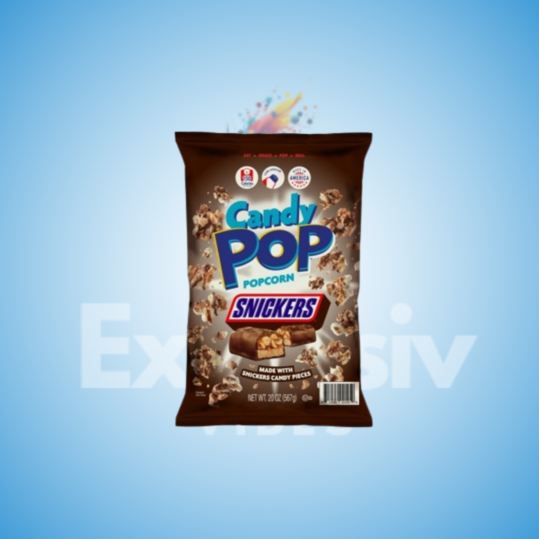 Candy Pop Popcorn Snickers